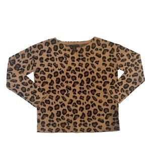 Tahari Leopard Print Sweater